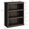 Tier Bookcase, Farmhouse Book Shelf with Storage Open Display Bookshelves - 2 of 4