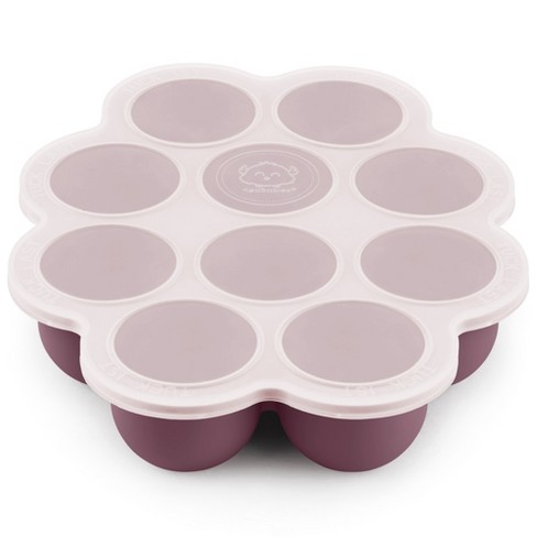 Souper Cubes 1/2 Cup Tray Freezer Storage Tray 6 Servings W/Lid Silicone  Mold