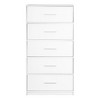 Techni Home,5-Drawer Dresser with Large Fabric Drawers - 2 of 4