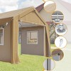 Carport, Outdoor Heavy Duty Portable Assembly Carport, for Car Truck Boat, Windproof Waterproof UV Proof - 4 of 4