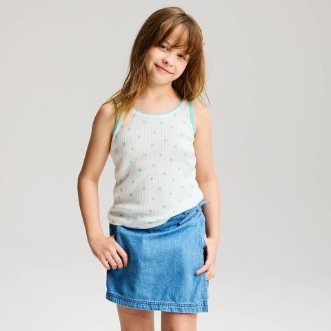 Детские Cat & Jack Girls' Ribbed Pointelle Tank Top - Cat & Jack™ Pink M