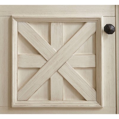 Farmhouse Fresh Two-Tone 1 Drawer Nightstand with USB Ports