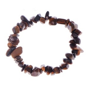 Natural Stone Chip Bracelet Irregular Gemstone Healing Crystal Quartz Bohemia Stretch Bead Bracelets - 1 of 4