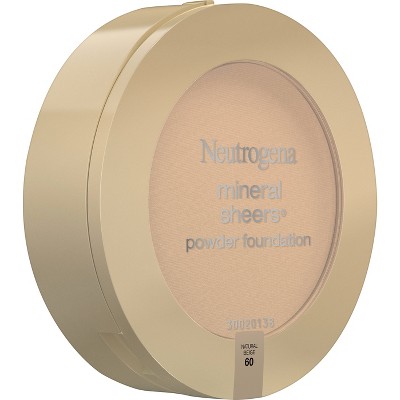 Neutrogena Mineral Sheers Compact Powder - 60 Natural Beige, Natural Beige 60