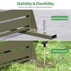 Lirago 72 in. Galvanized Metal Outdoor Privacy Screens Garden Outdoor Fence Green - 4 of 4