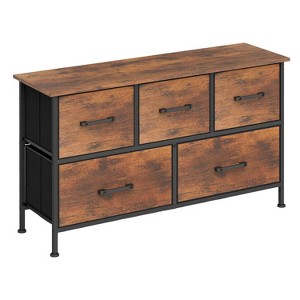 BestMassage 5/8/9-Drawer Fabric Dresser with Wood Top Versatile Storage Cabinet Organizer with Steel Frame - 1 of 4