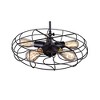 CWI Lighting Pamela 5 Light Flush Mount With Rust Finish - 2 of 4