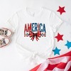 Simply Sage Market Coquette America Checkered Short Sleeve Tee - 3 of 4