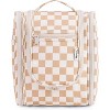 Narwey Small Checkered Hanging Travel Toiletry Bag for Women - 2 of 3