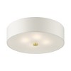 Livex Lighting Meridian 4 - Light Semi-Flush Mount in  Satin Brass - 2 of 4
