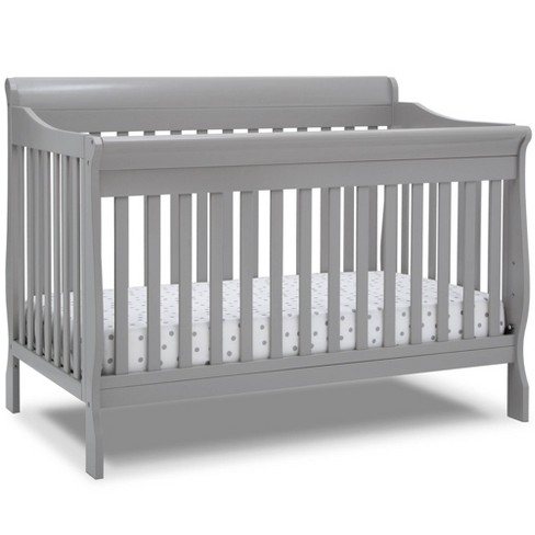 Delta Children Deluxe Canton 6 In 1 Convertible Crib Gray Target