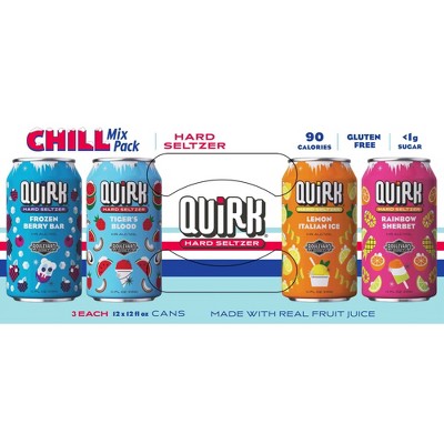Quirky Chill Mix Pack Hard Seltzer - 12pk/12 fl oz cans