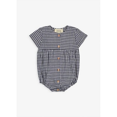 Girl Gingham Romper - Frangin Frangine