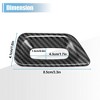 Unique Bargains Tailgate Rear Trunk Open Button Frame Trim for Honda Civic 11th 2022 Black Carbon Fiber - 2 of 3