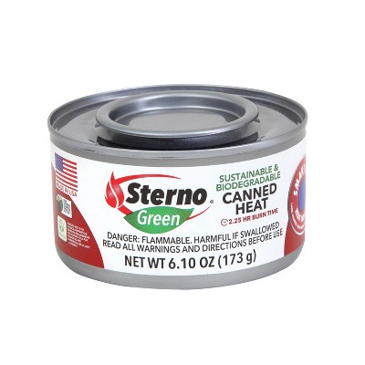 Sterno Products Canned Heat Ethanol Gel Chafing Fuel - 6.1oz