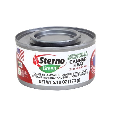 Sterno Canned Heat Ethanol Gel Chafing Fuel - 6.1oz