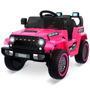 Kids Ride On Truck Car, 12V Battery Powered Electric Vehicles Toy w/Parent Remote Control, Spring Suspension, 3 Speeds - 1 of 4