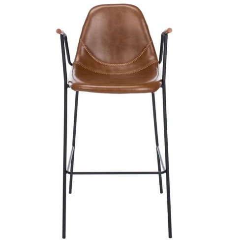 Safavieh leather bar online stools