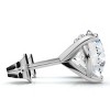 Pompeii3 1.50Ct TW Round Diamond Martini Studs 3-Prong 14k Gold Lab Created - 3 of 4