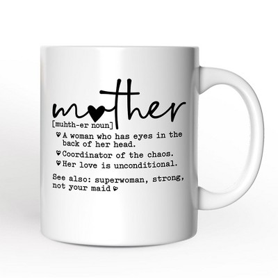 Mother Definition Mug, Inspirational Mother Gift (Non-Custom Only)| OrnamentallyYou