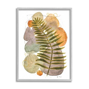 Stupell Industries Layered Fern Leaf Nature Framed Giclee Art - 1 of 4