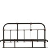 80" Full Bed Nicipolis Bed Sandy Gray - Acme Furniture: Faux Leather Upholstery, Metal Frame, Reinforced Support - 3 of 4