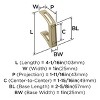 Amerock Avid Decorative Wall Hook - 4 of 4