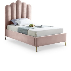 Meridian Furniture,Lily Velvet Bed - 1 of 4