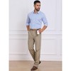 INSPIRE CHIC Men's Long Sleeve Point Collar Long Sleeve Patterned Shirt - 2 of 4