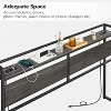King Size Headboard, Headboard with 2 Outlets and 4 USB Ports, Adjustable Height, Storage Rack - 4 of 4