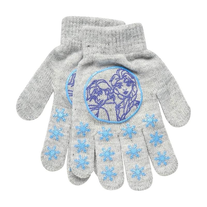 Frozen Elsa and Anna Winter Set: Little Girls 4 Pair Mittens or Gloves ,Age 2-7, 3 of 6
