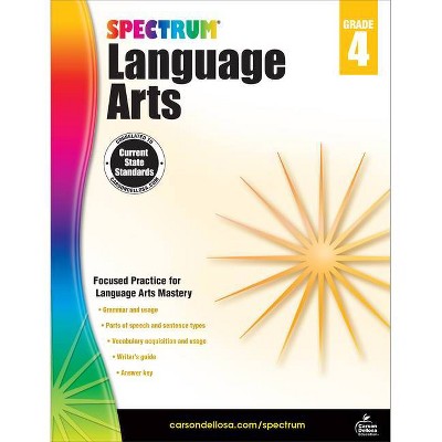 Spectrum Language Arts, Grade 4 - (Paperback)