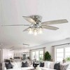 Parrot Uncle 52" Modern Chrome Chandelier Flush Mount Ceiling Fans with Light and Remote - 4 of 4