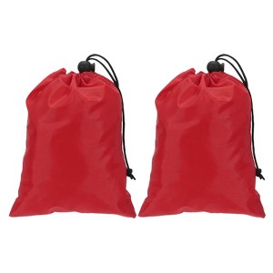 Unique Bargains Tear-Resistant Polyester Traveling Laundry Bag with Drawstring 2 Pcs - 1 of 4