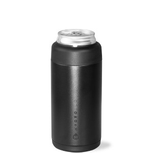HydroJug Can Cooler - 2-in-1 Insulated Can Cooler Cup 12oz - Stainless Steel, Non-Slip Rubber Base, Screw-Top Lid - 1 of 4