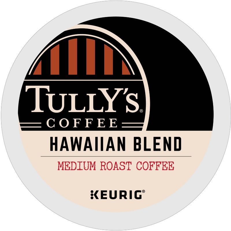 Tully&#39;s Coffee Hawaiian Blend, Single Serve Coffee Pods, Medium Roast - 96ct, 3 of 8