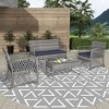 WestinTrends  4-Piece Outdoor Patio Conversation Set - 2 of 4