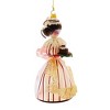 De Carlini Italian Ornaments 5.5 Inch Lulu Sugarbaker Christmas Tree Ornament , Christmas Decor Italian Glass Lady (1PC) - 4 of 4