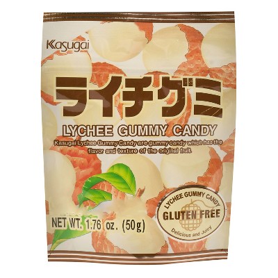 Kasugai Lychee Gummy Candy 1.76oz