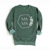 Simply Sage Market Women's  Garment Dyed Graphic Sweatshirt Mama Floral Hexagon - 2 of 4