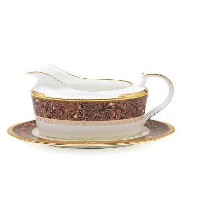 Noritake Xavier Gold Gravy with Tray, 16 oz.