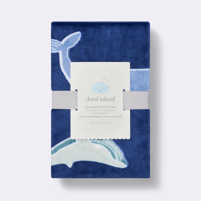 Plush Changing Pad Cover Sleepy Tides - Cloud Island&#8482;, 5 of 6