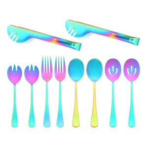 REGALWOVEN 2 Sets 10 Pcs Stainless Steel Flatware Set - 1 of 4