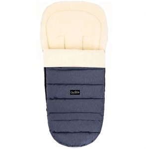 Cover Baby 0-3 Years Arctic Organic Wool Adjustable Footmuff in Navy - 1 of 4