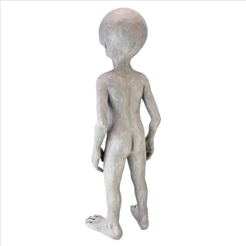 Design Toscano The Out-of-this-World Alien Extra Terrestrial Statue: Large, 4 of 6