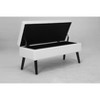 NicBex Storage Ottoman Bench for Bedroom,Leather and Linen Storage Bench with Solid Wood Legs,Ottoman for Living Room,Bedroom,Entryway - 4 of 4