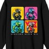 Halo Infinite Soldiers In Colorful Squares Crew Neck Long Sleeve Black Adult Sweatshirt - 2 of 3