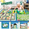 Washable Kids Play Rug Feet Kids Carpet Play Mat Car Play Rug, City Life Traffic Road Children Educational & Game Area Rug for Toddler Boys Girls - 4 of 4