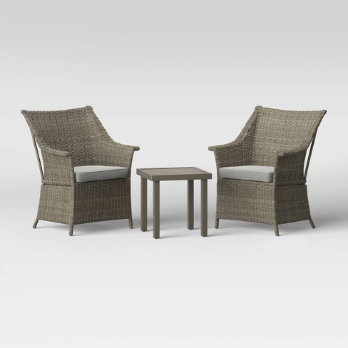 Foxborough 3pc Patio Set Gray, Target Outdoor Furniture