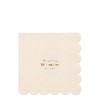 Meri Meri Large Cream Paper Napkins (Pack of 20) - 2 of 2